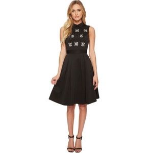 Ted Baker Saski Embellished Collared Dress size 2 like new - SOLD